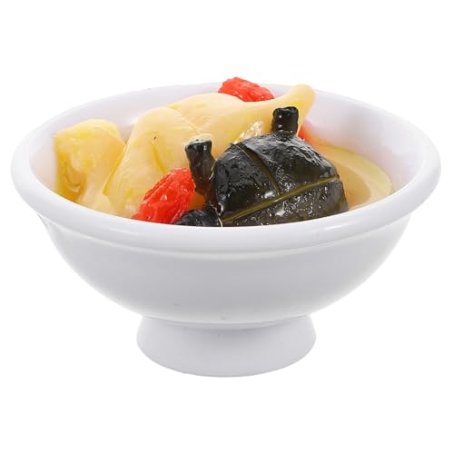 TOBBOMEY Nachahmung Hühnersuppe Realistische Lebensmittel Requisiten Künstliches Fleisch Simuliertes Essen Für Küche Tun Um Zu Hause Küchendekoration Zu TOBBOMEY Nachahmung Hühnersuppe Realistische Lebensmittel Requisiten Künstliches Fleisch Simuliertes Essen Für Küche Tun Um Zu Hause Küchendekoration Zu von TOBBOMEY