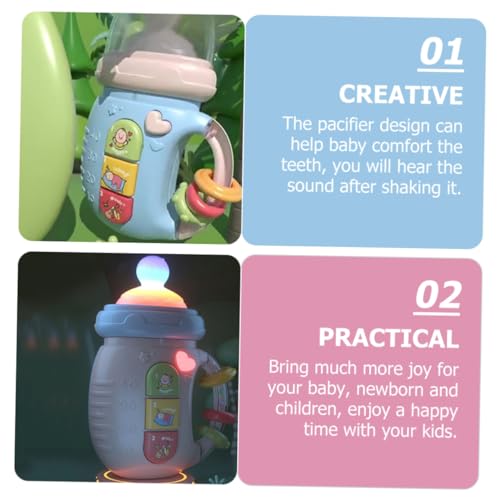 TOBBOMEY Neugeborenen Lernspielzeug Elektrische Babyflasche mit Musik und Bunten Lichtern Bilinguales Aktivitätsspielzeug zur Zahnungsförderung Tragbar und Leicht für Junge Mädchen Ab TOBBOMEY Neugeborenen Lernspielzeug Elektrische Babyflasche mit Musik und Bunten Lichtern Bilinguales Aktivitätsspielzeug zur Zahnungsförderung Tragbar und Leicht für Junge Mädchen Ab von TOBBOMEY