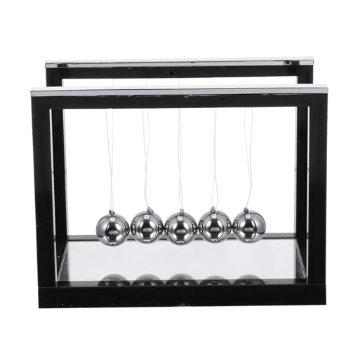TOBBOMEY Newton Pendelspielzeug Kreative Balance Bälle für Stressabbau im Home Office Physik Gadget Konzentration und Entspannung Schreibtisch Ornament für Wissenschafts Fans TOBBOMEY Newton Pendelspielzeug Kreative Balance Bälle für Stressabbau im Home Office Physik Gadget Konzentration und Entspannung Schreibtisch Ornament für Wissenschafts Fans von TOBBOMEY