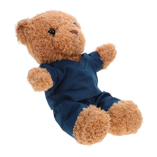 TOBBOMEY Niedlicher Pflegebär Plüschtier mit Krankenschwester-Outfit Weiches Vielseitiges Kuscheltier und Dekoratives für Pflegeabsolventen Medizinische Fachkräfte und Kinderzimmer von TOBBOMEY