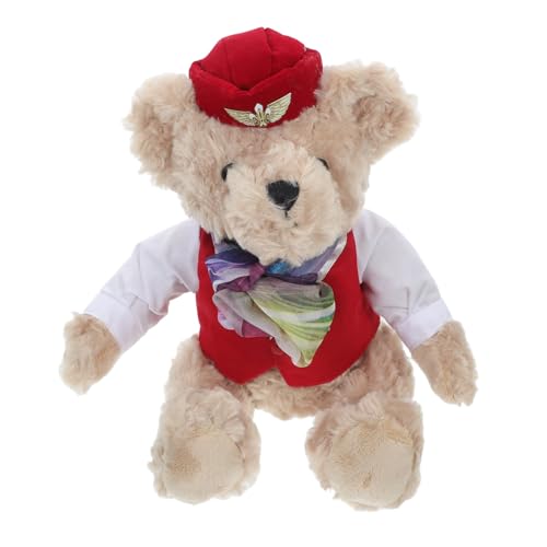 TOBBOMEY Niedlicher Teddybär Plüsch Kuscheltier Weiches Stofftier Kleine Bär Dekoration Erwachsene von TOBBOMEY