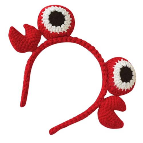 TOBBOMEY Niedliches Krabben Haarband aus Weichem Material Bequemes Stirnband für Party Karneval Halloween und Kostüm Kreativer Haarschmuck für Mädchen Cartoon Kopfschmuck für von TOBBOMEY