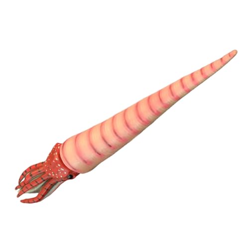 TOBBOMEY Orthoceras Modell Tierfigur aus Langlebigem Kunststoff Realistisches Meerestier für Lernspielzeug und Party mitgebsel Naturgetreue Simulation für Geburtstag und Dekoration von TOBBOMEY