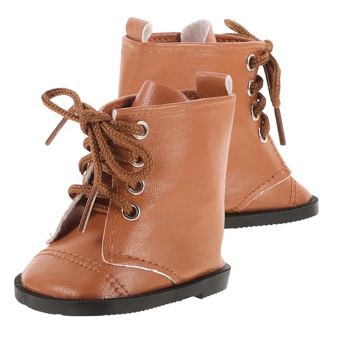 TOBBOMEY PU Boots für Puppen Kleine Strapazierfähige Puppenschuhe aus Pu Material als Modisches DIY zubehör für Puppenkleidung und Miniatur hausschmuck TOBBOMEY PU Boots für Puppen Kleine Strapazierfähige Puppenschuhe aus Pu Material als Modisches DIY zubehör für Puppenkleidung und Miniatur hausschmuck von TOBBOMEY