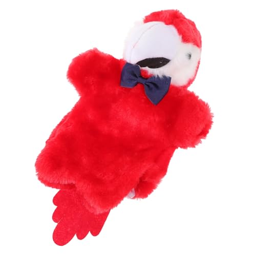 TOBBOMEY Papageienpuppe, Partygeschenke, Performance Requisite, Cartoon Papagei Handpuppe, Baby Kuscheltiere, Interaktives Puppenspielzeug, Entzückende Papageien Handpuppe, Kinder, von TOBBOMEY
