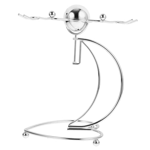 TOBBOMEY Physik Balancespiel Metallkunst Ornament Tischdekoration Schwungspiel für Büro Party Hochzeit Ausstellungsdekoration Klein Tragbar TOBBOMEY Physik Balancespiel Metallkunst Ornament Tischdekoration Schwungspiel für Büro Party Hochzeit Ausstellungsdekoration Klein Tragbar von TOBBOMEY