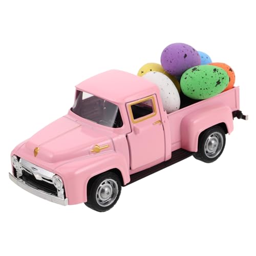 TOBBOMEY Vintage Pickup Truck Modell Ostern Metall Spielzeug Für Jungen Und Mädchen Home Office TOBBOMEY Vintage Pickup Truck Modell Ostern Metall Spielzeug Für Jungen Und Mädchen Home Office von TOBBOMEY