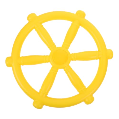 TOBBOMEY Piratenschiff Lenkrad Set Robustes Gelbes Einfach zu Montieren für Outdoor-Spielhaus Spielplatz-zubehör Fördert Fantasievolles und Kreativität TOBBOMEY Piratenschiff Lenkrad Set Robustes Gelbes Einfach zu Montieren für Outdoor-Spielhaus Spielplatz-zubehör Fördert Fantasievolles und Kreativität von TOBBOMEY