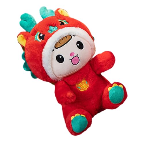 TOBBOMEY Plüsch Drache Puppe Cartoon Stofftier Schlafzimmer Deko Kuscheltier Maskottchen Geschenk Sofa Dekoration Niedliche Figur von TOBBOMEY