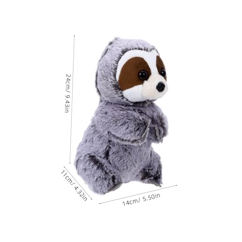 TOBBOMEY Plüsch Faultier Kuscheltier Weiches Cartoon Stofftier Gefüllt mit Komfortablem Baumwollfüllung Niedliches Deko für Wohnzimmer Schlafzimmer Auto TOBBOMEY Plüsch Faultier Kuscheltier Weiches Cartoon Stofftier Gefüllt mit Komfortablem Baumwollfüllung Niedliches Deko für Wohnzimmer Schlafzimmer Auto von TOBBOMEY