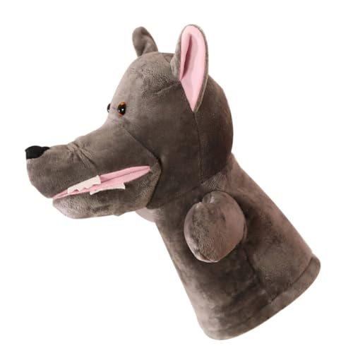 TOBBOMEY Plüsch Handpuppe Wolf Kuscheltier Handpuppe für Rollenspiele Kindergeburtstag Vorschulspielzeug Interaktive Tierfigur Fördert Kreativität und Motorische Fähigkeiten TOBBOMEY Plüsch Handpuppe Wolf Kuscheltier Handpuppe für Rollenspiele Kindergeburtstag Vorschulspielzeug Interaktive Tierfigur Fördert Kreativität und Motorische Fähigkeiten von TOBBOMEY