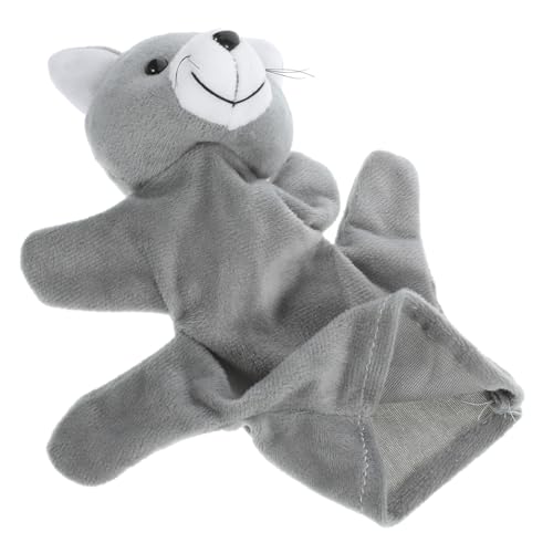 TOBBOMEY Plüsch Katzen handpuppe Sanft und Sicher Interaktives für Junge Mädchen und Kleinkinder Kompakt für Frühe Bildung und Eltern Junge Mädchen Kommunikation von TOBBOMEY