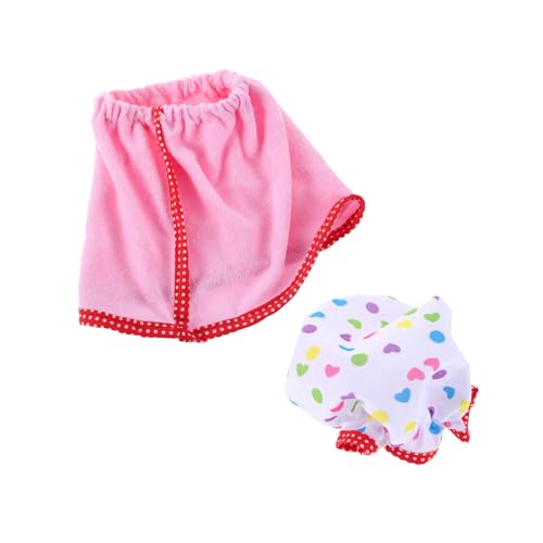 TOBBOMEY Puppen Bademantel mit Hut und Pflegezubehör für Kreative Spielstunden für Sammler und Puppenliebhaber TOBBOMEY Puppen Bademantel mit Hut und Pflegezubehör für Kreative Spielstunden für Sammler und Puppenliebhaber von TOBBOMEY