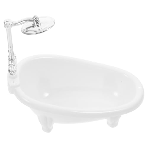 TOBBOMEY Puppenbadezubehör Realistische Minibadewanne Winzige Badewanne Mini Basteldekore Zarte Minibadewannendekore Puppenhausmöbel Minihaus Badewanne Badezimmermodell Spielzeug Mini TOBBOMEY Puppenbadezubehör Realistische Minibadewanne Winzige Badewanne Mini Basteldekore Zarte Minibadewannendekore Puppenhausmöbel Minihaus Badewanne Badezimmermodell Spielzeug Mini von TOBBOMEY