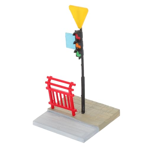 TOBBOMEY Puppenhaus, Mini Straßenrequisiten, Miniatur Verkehrslampe, Sandtisch Layout Requisite, Kinderampel, Miniatur Laternenpfahl, Mini Straßenlaterne, Kinderspielset Für Jungen, von TOBBOMEY