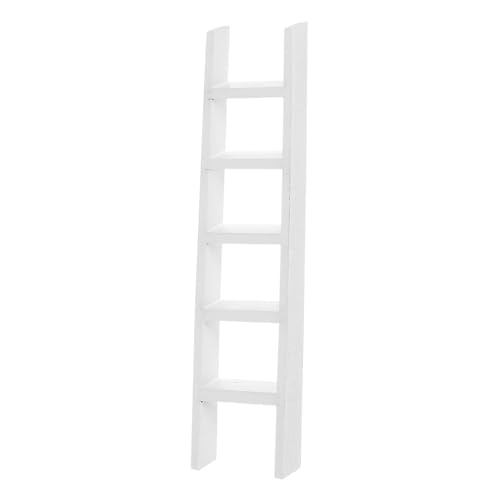 TOBBOMEY Puppenhaus Treppe Holzleiter Modell DIY Zubehör Deko für Puppenhaus Innenraum TOBBOMEY Puppenhaus Treppe Holzleiter Modell DIY Zubehör Deko für Puppenhaus Innenraum von TOBBOMEY