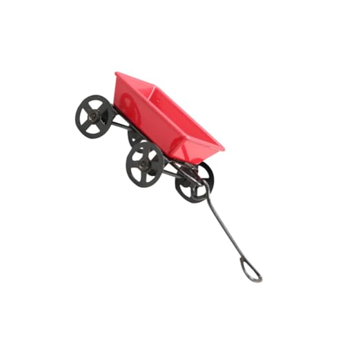 TOBBOMEY Puppenhausdekoration Dolly- - Für Wagen Mini Modell Schubkarre Modellverzierung Mikro-landschaftsstütze Dolly Gartenwerkzeug Rot Legierung TOBBOMEY Puppenhausdekoration Dolly- - Für Wagen Mini Modell Schubkarre Modellverzierung Mikro-landschaftsstütze Dolly Gartenwerkzeug Rot Legierung von TOBBOMEY