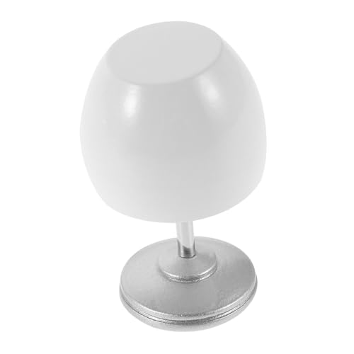 TOBBOMEY Puppenhausmöbel Mini-Lichter dekorative Miniatur-Tischlampe Miniaturlampe Mini-Schreibtischlampe Puppenhausbeleuchtung Puppenhauszubehör Mini-Puppenstubenlampe Harz Weiß von TOBBOMEY