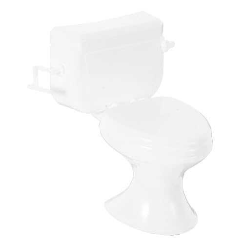 TOBBOMEY Puppentoilette Puppenhausdekor Miniatur Badezimmermöbel Miniaturmöbel Mini Puppenhauszubehör Mini Möbel Für Puppenhaus Mini Puppenhausmöbel Puppenhausminiaturen von TOBBOMEY