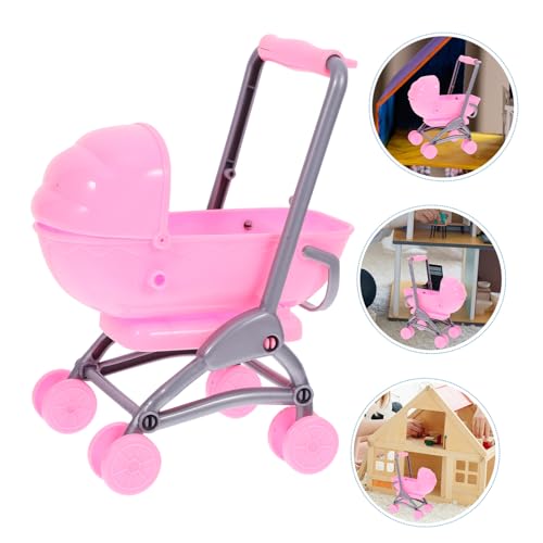 TOBBOMEY Puppenwagen für Babypuppen Realistisches für Feiner Handwerkskunst und Details für Puppenhäuser und Kreative Rollenspiele von TOBBOMEY