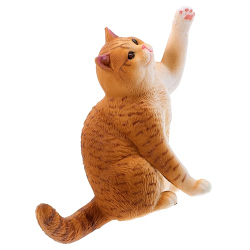 TOBBOMEY Realistische Britische Kurzhaarkatze Figur Modell Niedliche Tierfigur Leichtes Dekoornament für Wohnzimmer Garten Büro als Katzengeschenk und Sammlerobjekt TOBBOMEY Realistische Britische Kurzhaarkatze Figur Modell Niedliche Tierfigur Leichtes Dekoornament für Wohnzimmer Garten Büro als Katzengeschenk und Sammlerobjekt von TOBBOMEY