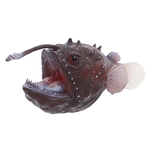TOBBOMEY Realistische Meerestierfigur Tiefsee Fisch Modell Ornamente Langlebig Detailgetreu Pädagogisches für Jungen Mädchen Meerestier-Dekoration TOBBOMEY Realistische Meerestierfigur Tiefsee Fisch Modell Ornamente Langlebig Detailgetreu Pädagogisches für Jungen Mädchen Meerestier-Dekoration von TOBBOMEY
