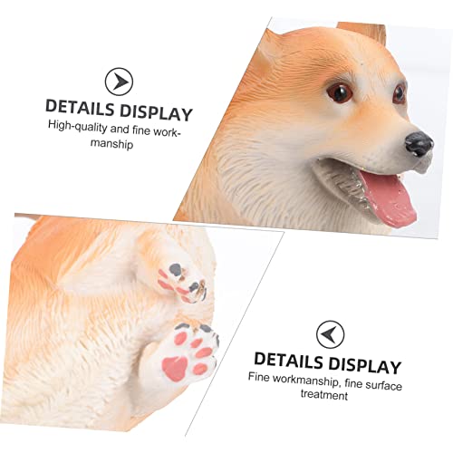TOBBOMEY Realistisches Corgi Hunde Modell aus Kunststoff Detailgetreuer Simulation Welpen Figur für Zuhause Pädagogisches Puppen Geschenk für Niedliche Dekoration TOBBOMEY Realistisches Corgi Hunde Modell aus Kunststoff Detailgetreuer Simulation Welpen Figur für Zuhause Pädagogisches Puppen Geschenk für Niedliche Dekoration von TOBBOMEY
