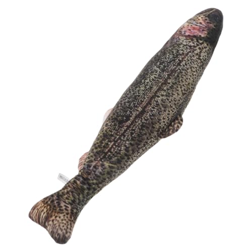 TOBBOMEY Realistisches Fisch Plüschtier Kissen Weiches Kuscheliges Fisch Dekokissen für Kinderzimmer Sofa und Reise Kreatives Lebensnahes Stofftier mit Flauschiger Oberfläche TOBBOMEY Realistisches Fisch Plüschtier Kissen Weiches Kuscheliges Fisch Dekokissen für Kinderzimmer Sofa und Reise Kreatives Lebensnahes Stofftier mit Flauschiger Oberfläche von TOBBOMEY