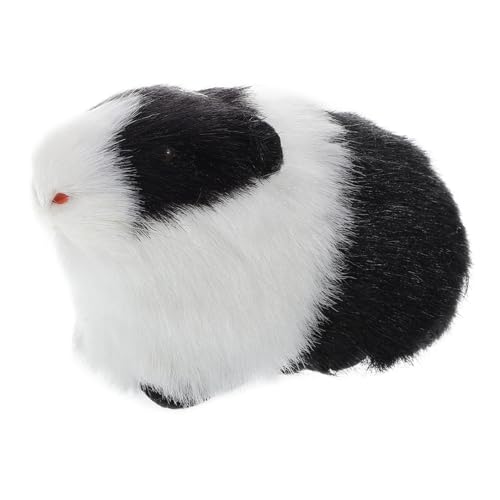 TOBBOMEY Realistisches Meerschweinchen Plüschtier Simulation Tierpuppe Pädagogisches Kuscheltier für Lernspielzeug zur Kognitiven Entwicklung und Spielerischem Entdecken von TOBBOMEY