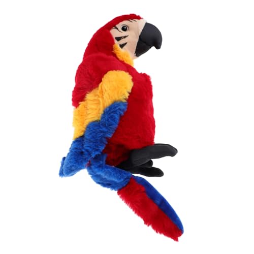 TOBBOMEY Realistisches Plüschtier Papagei Rotes Kuscheltier Gefüllter Vogel mit Weichem Material Kreative Garten Deko Lustiges für Feierliche Anlässe TOBBOMEY Realistisches Plüschtier Papagei Rotes Kuscheltier Gefüllter Vogel mit Weichem Material Kreative Garten Deko Lustiges für Feierliche Anlässe von TOBBOMEY