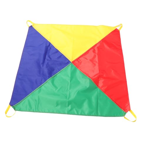 TOBBOMEY Regenbogen Fallschirmspielzeug für Schwungtuch für Kindergarten Outdoor Gruppenspiele Sinnlicher Integration TOBBOMEY Regenbogen Fallschirmspielzeug für Schwungtuch für Kindergarten Outdoor Gruppenspiele Sinnlicher Integration von TOBBOMEY