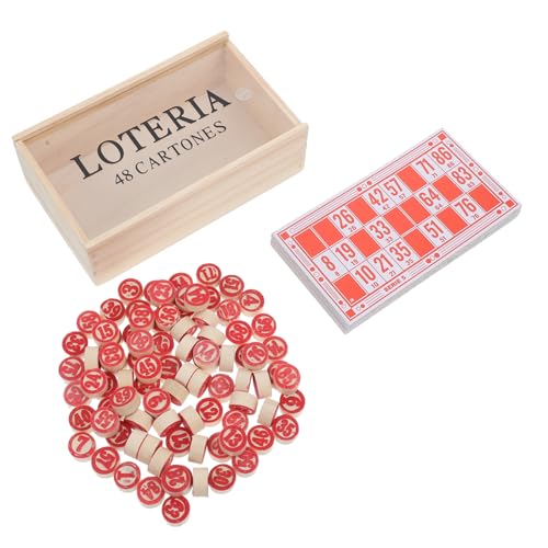 TOBBOMEY Russisches Lotto Spielset mit Zahlen Schachbrett und Box Pädagogisches Familienspiel für Logisches Denken Teamwork und Partyspaß Tragbares Bingo und Strategiespiel TOBBOMEY Russisches Lotto Spielset mit Zahlen Schachbrett und Box Pädagogisches Familienspiel für Logisches Denken Teamwork und Partyspaß Tragbares Bingo und Strategiespiel von TOBBOMEY