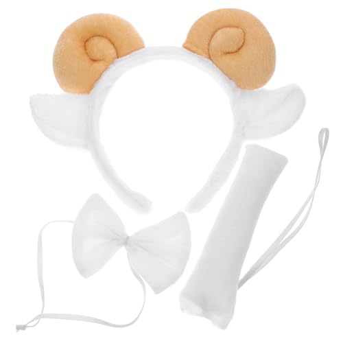 TOBBOMEY Schaf Hörner Haarreif Plüsch Stirnband Bogen und Karneval Kostüm Zubehör für Damen und Erwachsene Vielseitig Einsetzbar Modisch und Einfach zu Tragen TOBBOMEY Schaf Hörner Haarreif Plüsch Stirnband Bogen und Karneval Kostüm Zubehör für Damen und Erwachsene Vielseitig Einsetzbar Modisch und Einfach zu Tragen von TOBBOMEY