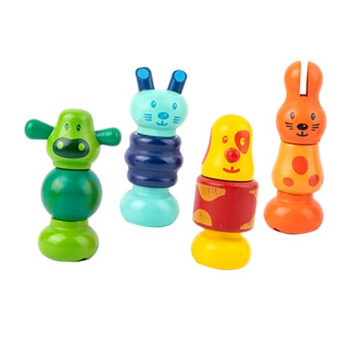 TOBBOMEY Schrauben aus Holz Lernspielzeug Feinmotorik und Konzentration Pädagogisches Steckspiel für Vorschulkinder Kreatives Bauspielzeug für Jungen und Mädchen Langlebiges Holzmaterial von TOBBOMEY