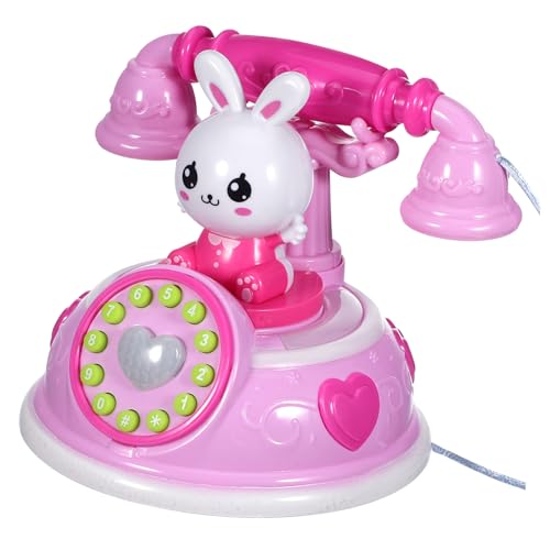 TOBBOMEY Simulation Telefonspielzeug für Lustige Cartoon Telefonattrappe Fördert Frühe Lernfähigkeiten und Fingerfertigkeit für Rollenspiele und Kreative Aktivitäten TOBBOMEY Simulation Telefonspielzeug für Lustige Cartoon Telefonattrappe Fördert Frühe Lernfähigkeiten und Fingerfertigkeit für Rollenspiele und Kreative Aktivitäten von TOBBOMEY