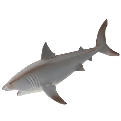 TOBBOMEY Simulation des Weißen Hais, Kleine Haifigur, Hai Desktop Dekoration, Hai Skulptur, Hai Kognitives Modell, Hai Spielzeug, Heimdekoration, Haifigur, Miniatur Hai Statue TOBBOMEY Simulation des Weißen Hais, Kleine Haifigur, Hai Desktop Dekoration, Hai Skulptur, Hai Kognitives Modell, Hai Spielzeug, Heimdekoration, Haifigur, Miniatur Hai Statue von TOBBOMEY