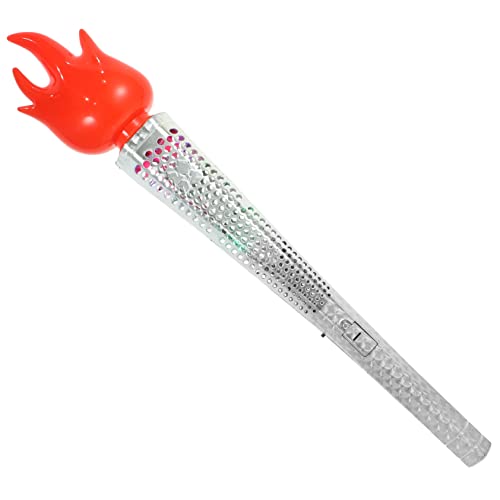 TOBBOMEY Kunststoff Flammen Fackel Ohne Feuer Simulationsbrenner Für Kinderspielzeug Schlag Falsche Feuerflamme Schaum Taschenlampe Spielzeuge Sportleistungsstütze Leistungswerkzeug Für Plastik Silver TOBBOMEY Kunststoff Flammen Fackel Ohne Feuer Simulationsbrenner Für Kinderspielzeug Schlag Falsche Feuerflamme Schaum Taschenlampe Spielzeuge Sportleistungsstütze Leistungswerkzeug Für Plastik Silver von TOBBOMEY
