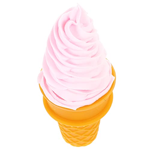 TOBBOMEY Simulationseis, Gefälschte Eistüte, Tischspielzeug Für Kinder, Fotografieren Von Eisdekor, Simuliertes Eismodell, Partygeschenke, Dessertladen Ausstellungszubehör, Gefälschte von TOBBOMEY