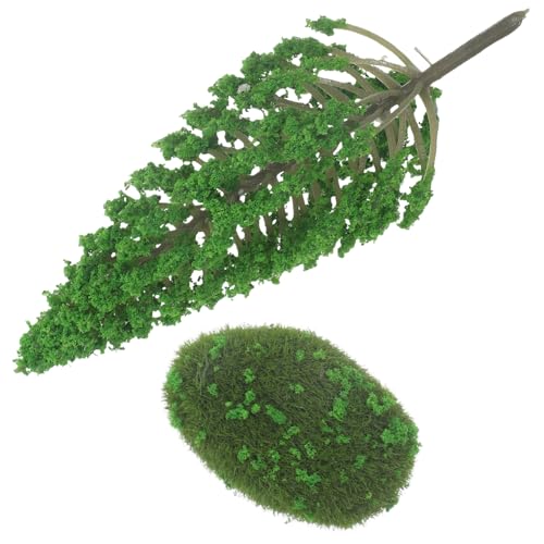 TOBBOMEY Simulationslandschaftsbaum, Mini Landschaftsmodell, Miniaturbaum, Bäume, Baum, Gebäudemodell, Puppenhauszubehör, Miniatur Kunstbaum, Mini Landschaftsbaummodell, Plastikbäume von TOBBOMEY