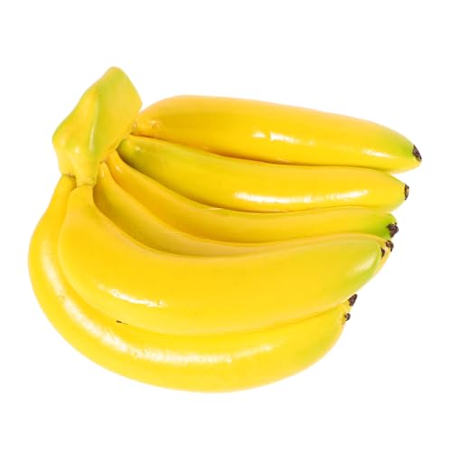 TOBBOMEY Simulierte Banane, Realistische, Lebensechte Künstliche Banane, Künstliches Obstdekor, Banane, Dekoratives Ornament, Bananenskulptur, Lebensechtes Bananenfruchtmodell, TOBBOMEY Simulierte Banane, Realistische, Lebensechte Künstliche Banane, Künstliches Obstdekor, Banane, Dekoratives Ornament, Bananenskulptur, Lebensechtes Bananenfruchtmodell, von TOBBOMEY