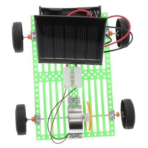 TOBBOMEY Solarbetriebenes Solarauto Bausatz DIY Wissenschaftsspielzeug Kreatives Lernprojekt für Motorik und Solarenergieverständnis von TOBBOMEY