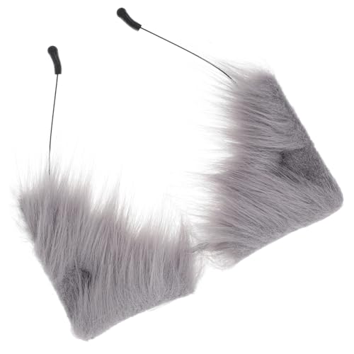 TOBBOMEY Stirnband Katzenohren Haarreifen Tierohren Design Haarband Party Kopfschmuck Katzenzubehör Kostüm Cosplay Haardekor Cosplay Zubehör Dekorative Party Requisite Cartoon Katzenohr von TOBBOMEY