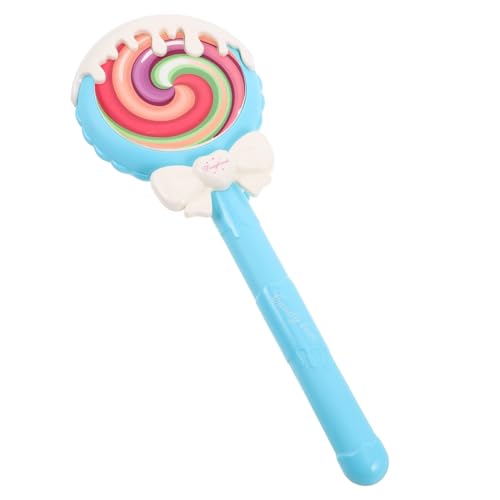 TOBBOMEY Süßigkeiten-Zauberstab Lollipop Kunststoff Cartoon- Tragbares Lustiges Lutscherzubehör Cartoon-Lutscher- mit Musik Abs Blue TOBBOMEY Süßigkeiten-Zauberstab Lollipop Kunststoff Cartoon- Tragbares Lustiges Lutscherzubehör Cartoon-Lutscher- mit Musik Abs Blue von TOBBOMEY