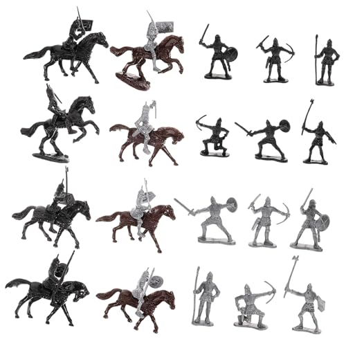 TOBBOMEY Teiliges Mittelalterliche Ritterfiguren mit Pferden Miniatur Soldaten für Sandtisch Deko Figuren Detailreiche Miniaturmodelle für Rollenspiele und Sammlungen TOBBOMEY Teiliges Mittelalterliche Ritterfiguren mit Pferden Miniatur Soldaten für Sandtisch Deko Figuren Detailreiche Miniaturmodelle für Rollenspiele und Sammlungen von TOBBOMEY