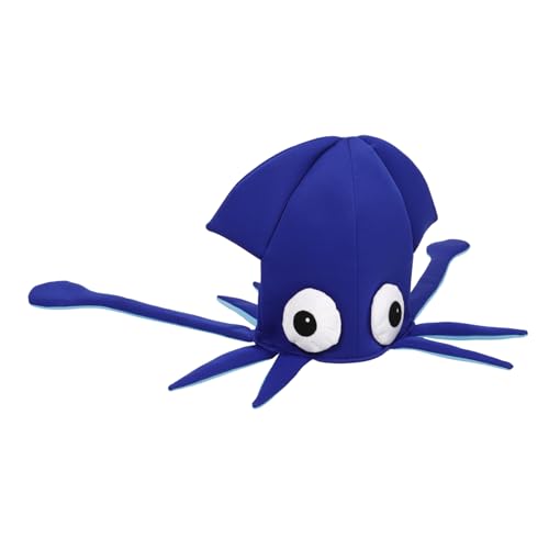 TOBBOMEY Oktopus Mütze Unisex Lustiger Octopus Hut Für Halloween Karneval Und Cosplay Bequeme Kopfbedeckung Aus Weichem Für Partys Und Kreative Auftritte von TOBBOMEY