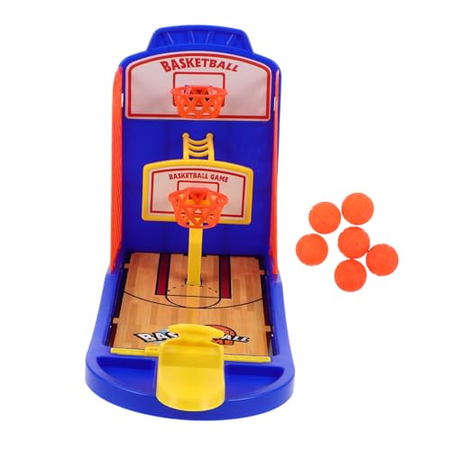 TOBBOMEY Tisch Basketballspiel für Erwachsene Interaktives Finger Shooter Kompakt für Büro und Zuhause Fördert Koordination und Geschicklichkeit von TOBBOMEY
