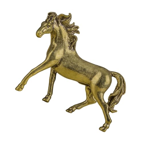 TOBBOMEY Tischdekoration Pferdestatue Neujahr Auto Messingstatue Dinosaurier-spielset Mini-pferdefiguren Glückstierstatue Figur Handwerk Messingfigur Kupfer Golden TOBBOMEY Tischdekoration Pferdestatue Neujahr Auto Messingstatue Dinosaurier-spielset Mini-pferdefiguren Glückstierstatue Figur Handwerk Messingfigur Kupfer Golden von TOBBOMEY