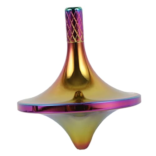 TOBBOMEY Top Inception Hand Twist Kein Widerstand Messing Klein Klein Kupfer Gyro Unbelasteter Gyro Dekompressions Gyro Für Interessanter Gyro von TOBBOMEY