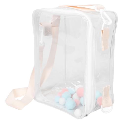TOBBOMEY Transparente Puppen Aufbewahrungstasche Große Kapazität PVC Crossbody Umhängetasche für Baumwollpuppen Schutz und Organisation von Plüschtieren und Mini Figuren TOBBOMEY Transparente Puppen Aufbewahrungstasche Große Kapazität PVC Crossbody Umhängetasche für Baumwollpuppen Schutz und Organisation von Plüschtieren und Mini Figuren von TOBBOMEY