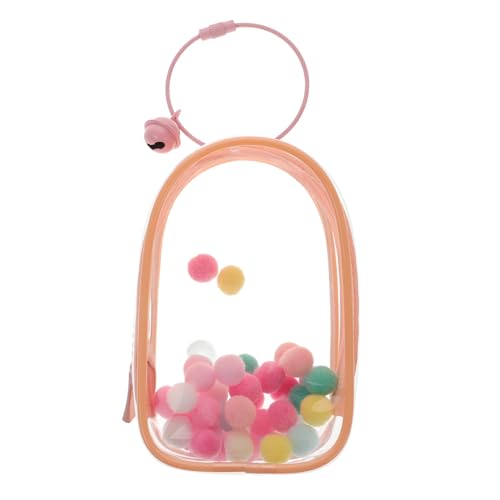 TOBBOMEY Transparente Puppentragetasche aus PVC mit Glocke und Ring Stilvolle und Süße Mini Puppen Tasche für Klare Display präsentation Praktisch und Modisch für Puppensammlung und TOBBOMEY Transparente Puppentragetasche aus PVC mit Glocke und Ring Stilvolle und Süße Mini Puppen Tasche für Klare Display präsentation Praktisch und Modisch für Puppensammlung und von TOBBOMEY